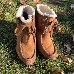 Sam Edelman leather heeled booties